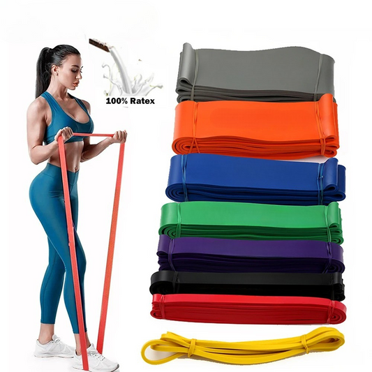 82" Resistance Loop Band – 5–125 LB Strength Range – Natural Latex or TPE – Single Loop for Pull-Ups & Strength Training