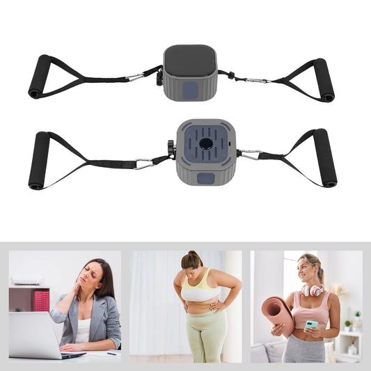 2-Pack Pilates Resistance Band Trainer Set – 6.61–39.68 LB Adjustable – ABS, TPE, Nylon & Iron – Full-Body Strength Training