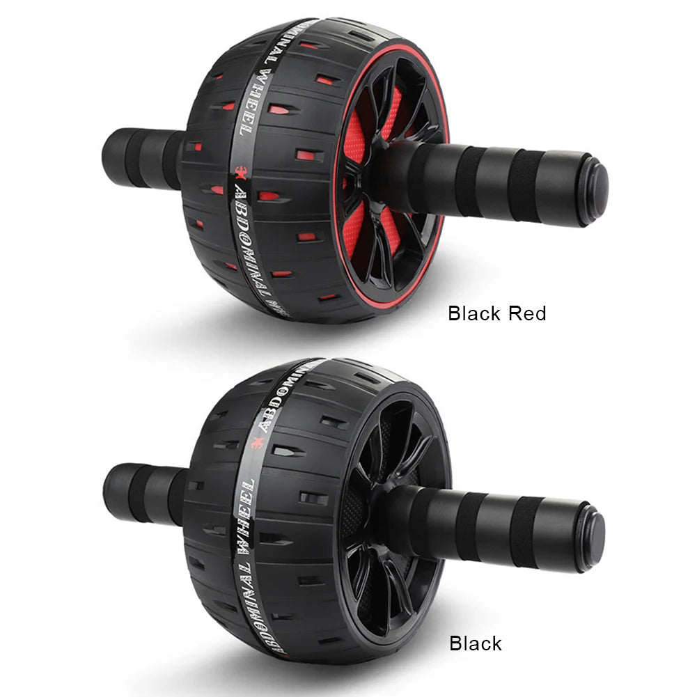 11.8" × 6.3" Single-Wheeled Ab Roller – PP & Steel Core – Non-Slip Silent Core & Ab Strength Trainer