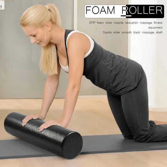 11.8" / 17.7" Foam Roller – High-Density EPP Foam – Single Cylinder for Myofascial Release & Muscle Recovery