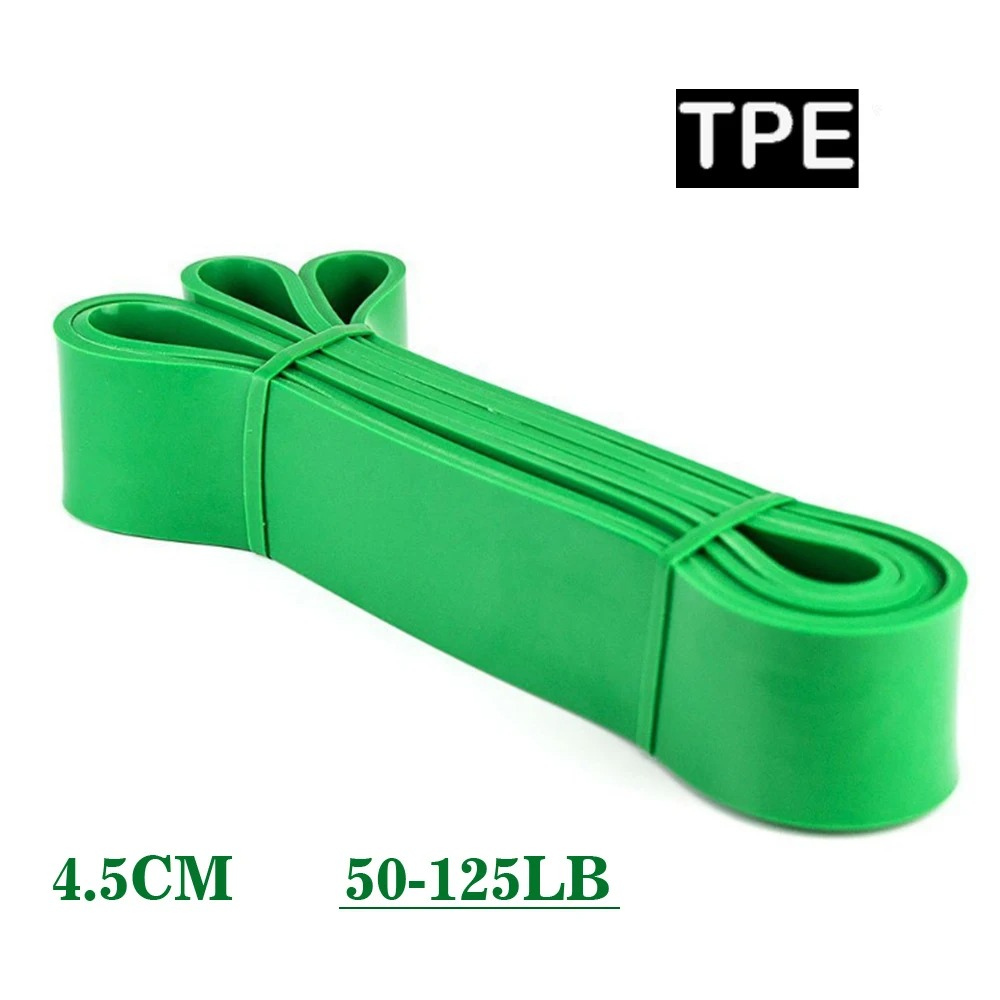 82" Resistance Loop Band – 5–125 LB Strength Range – Natural Latex or TPE – Single Loop for Pull-Ups & Strength Training