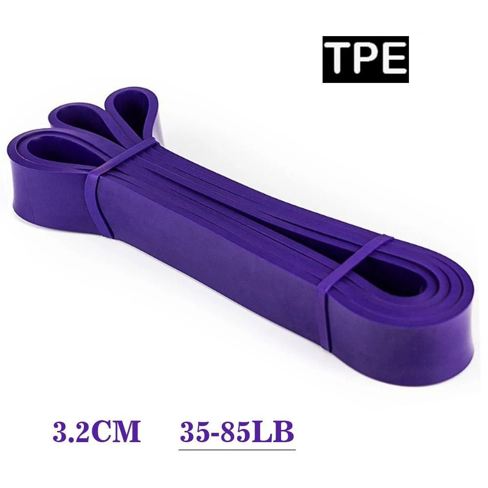 82" Resistance Loop Band – 5–125 LB Strength Range – Natural Latex or TPE – Single Loop for Pull-Ups & Strength Training