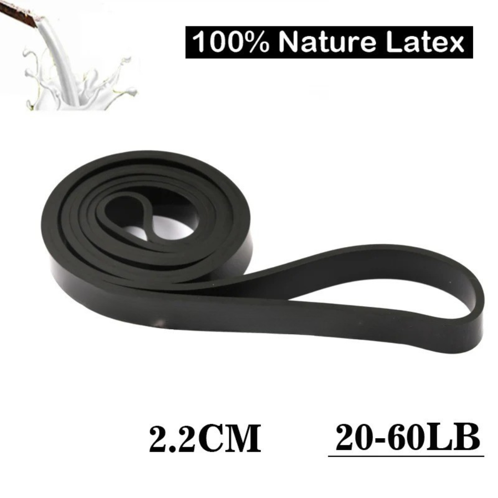 82" Resistance Loop Band – 5–125 LB Strength Range – Natural Latex or TPE – Single Loop for Pull-Ups & Strength Training