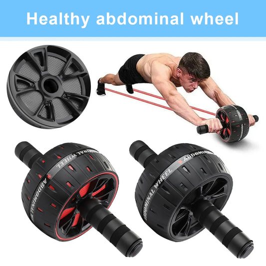 11.8" × 6.3" Single-Wheeled Ab Roller – PP & Steel Core – Non-Slip Silent Core & Ab Strength Trainer