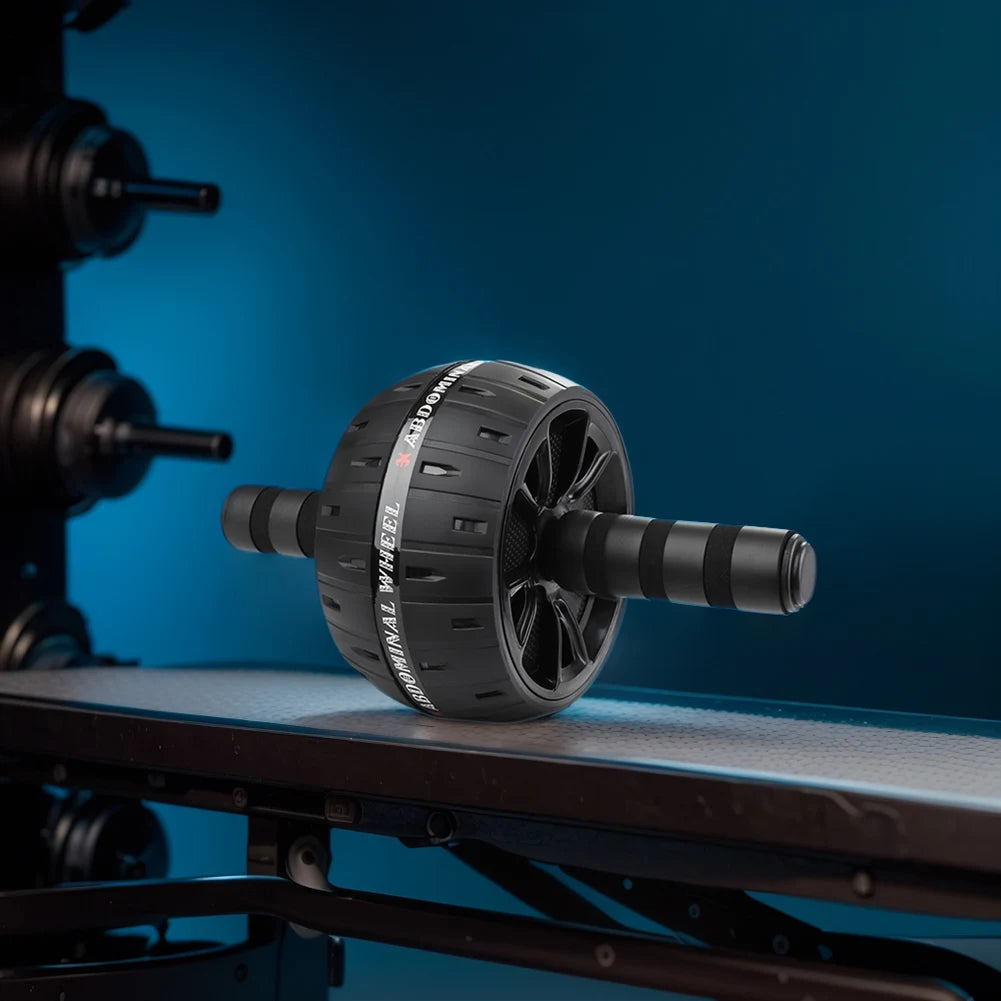 11.8" × 6.3" Single-Wheeled Ab Roller – PP & Steel Core – Non-Slip Silent Core & Ab Strength Trainer