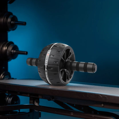 11.8" × 6.3" Single-Wheeled Ab Roller – PP & Steel Core – Non-Slip Silent Core & Ab Strength Trainer
