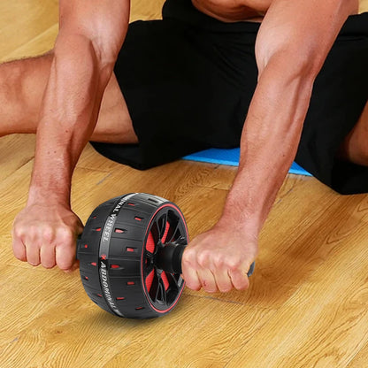 11.8" × 6.3" Single-Wheeled Ab Roller – PP & Steel Core – Non-Slip Silent Core & Ab Strength Trainer
