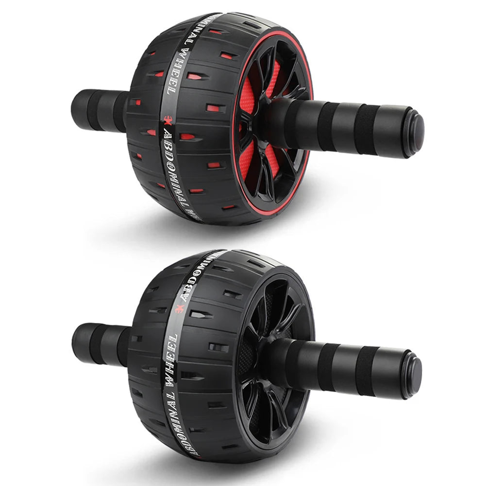 11.8" × 6.3" Single-Wheeled Ab Roller – PP & Steel Core – Non-Slip Silent Core & Ab Strength Trainer