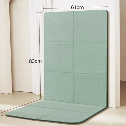 72″×24″ Foldable Travel Yoga Mat – 0.24″ Eco-Friendly TPE – Double-Sided Non-Slip for Pilates & Workouts