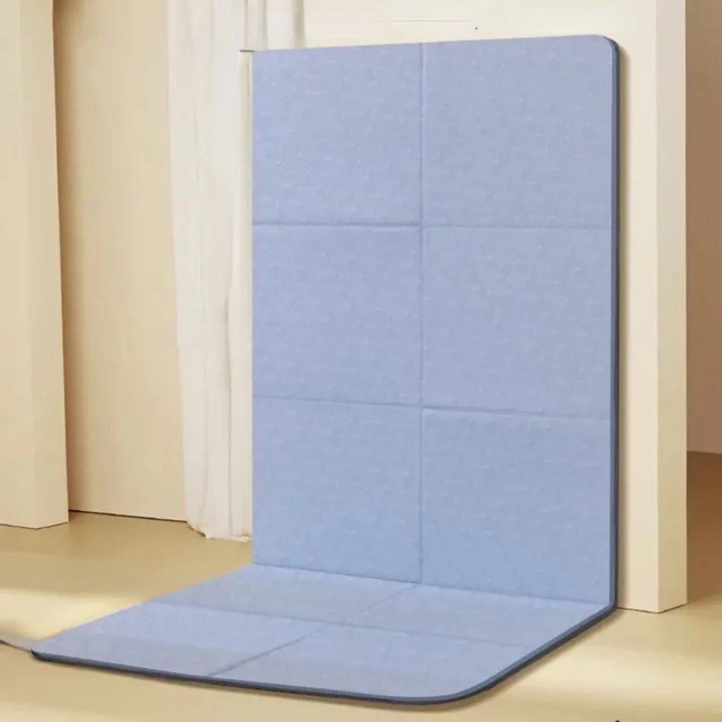 72″×24″ Foldable Travel Yoga Mat – 0.24″ Eco-Friendly TPE – Double-Sided Non-Slip for Pilates & Workouts