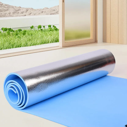 72" x 24" Yoga & Exercise Mat – 0.4" Thick TPE & Aluminum Membrane – Waterproof & Portable for Outdoor Fitness